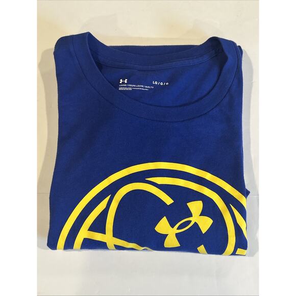 Under Armour T Shirt Mens Lg Blue Basketball Graphic - Picture 6 of 6